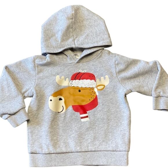 Carter’s Christmas Moose Pullover Hoodie - Picture 5 of 5